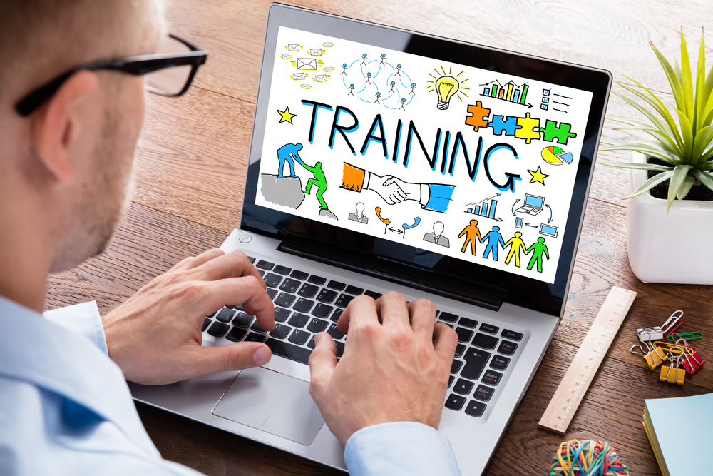 Training Concept On Laptop